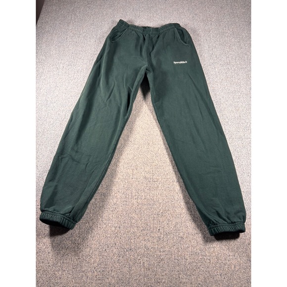 Sporty & Rich Other - Sporty Rich Sweatpants Joggers Dark Green Mens S Made USA